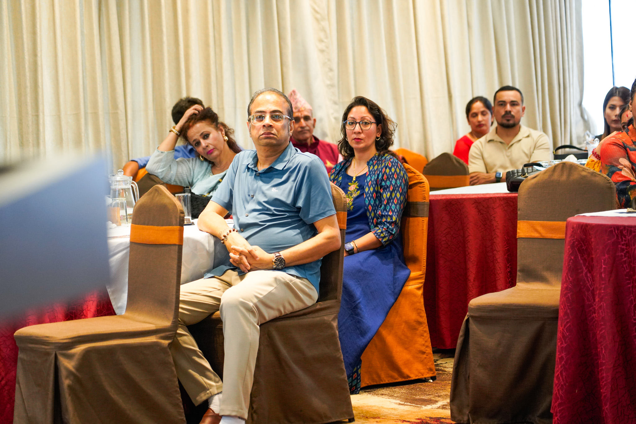 Audiences in the ceremony